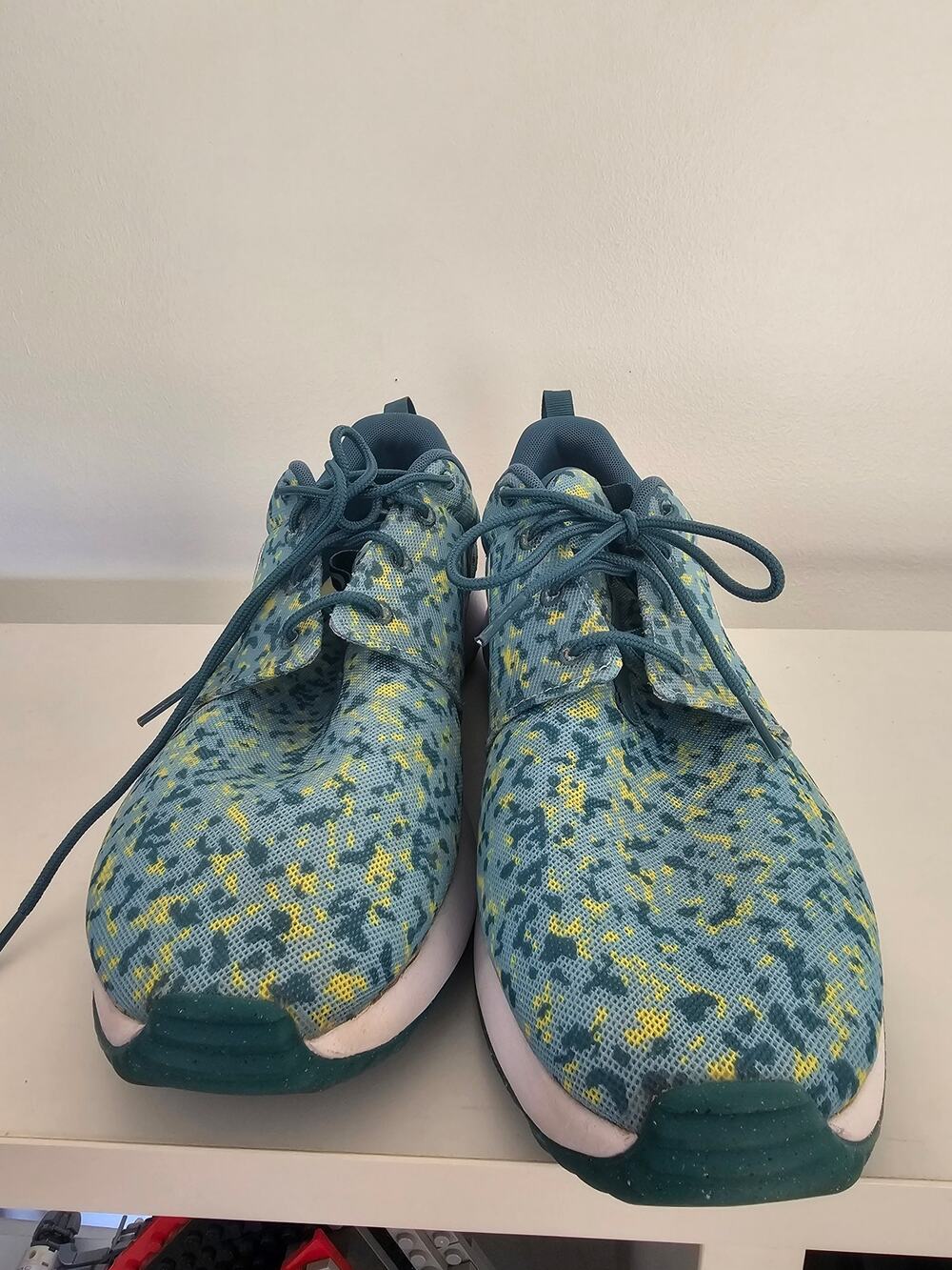 Nike Roshe G Shoes Mens Size 11.5 Blue Camo Mesh FD2599-400 Golf Sneakers